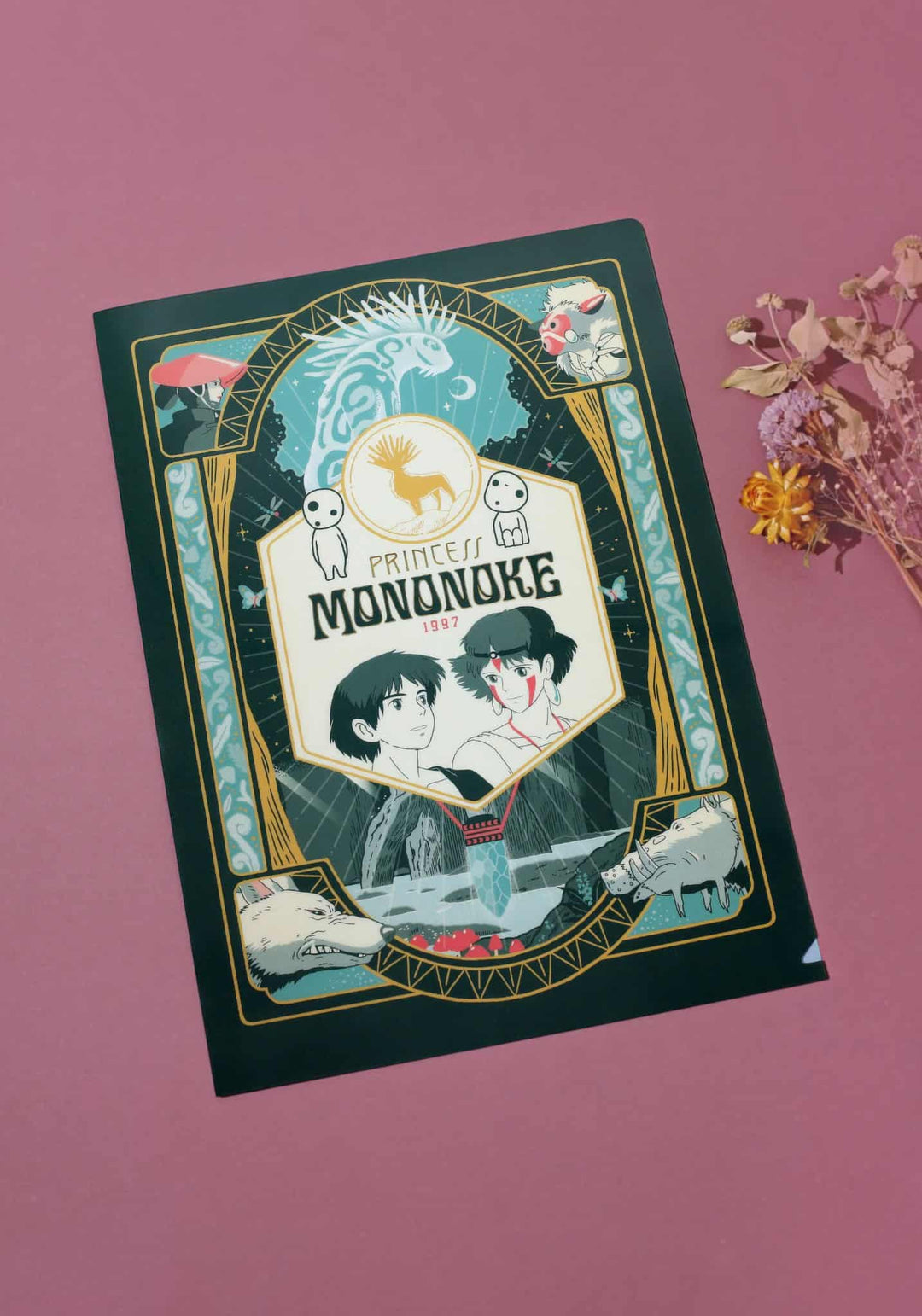 Movic Princess Mononoke Clear Document Folder (Retro Frame)