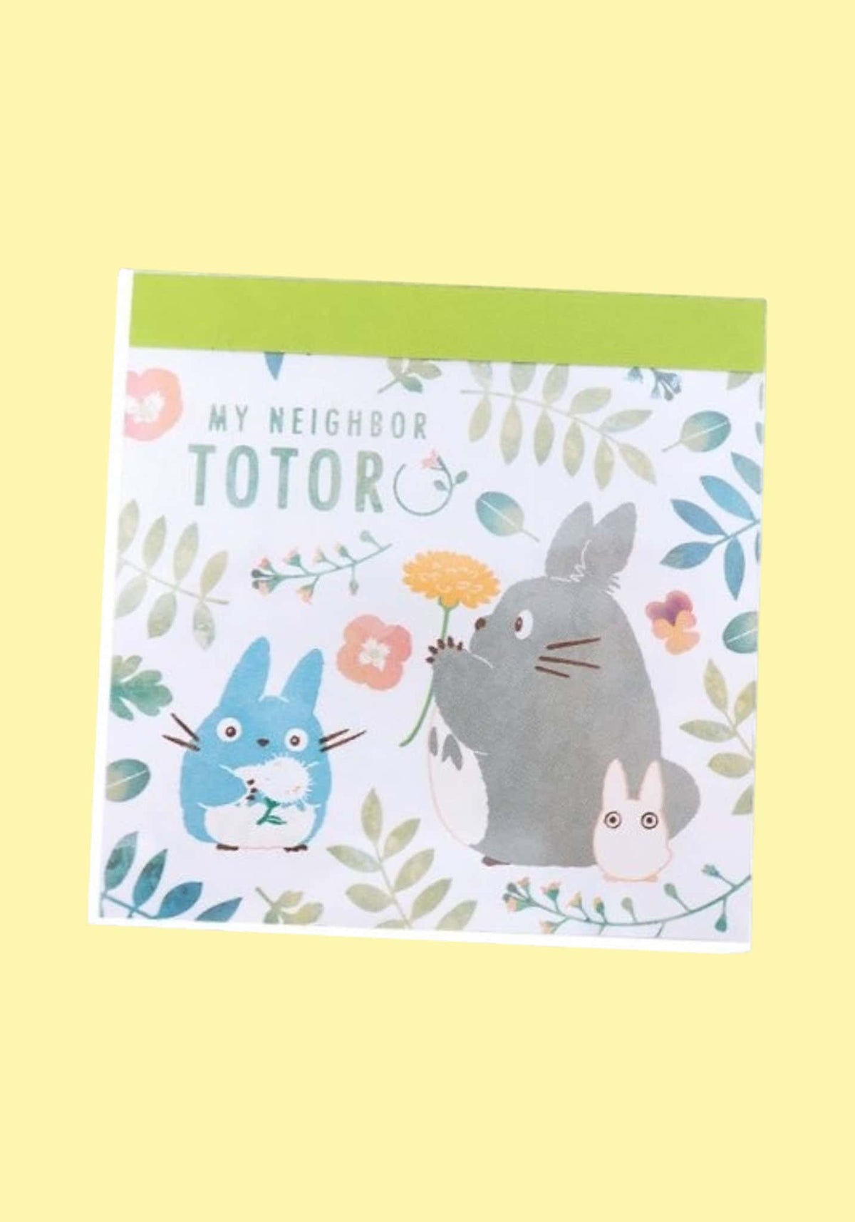 Movic My Neighbor Totoro Memo Pad (Colorful Leaves)