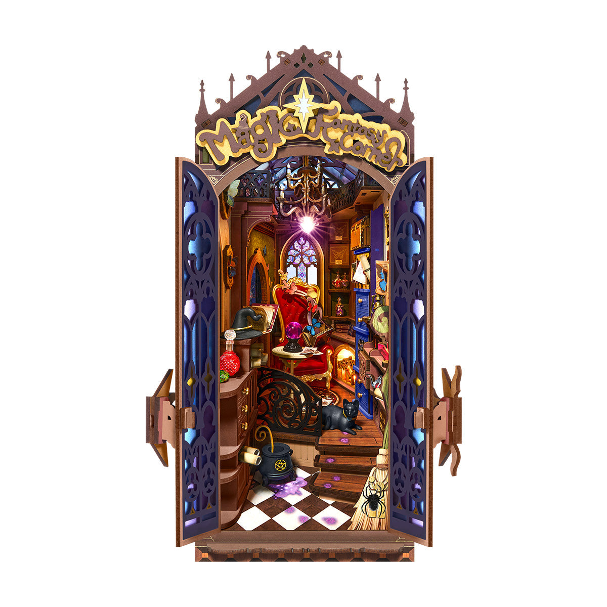 Rolife Magic Fantasy Corner DIY Book Nook Kit TGB14 Book Nook