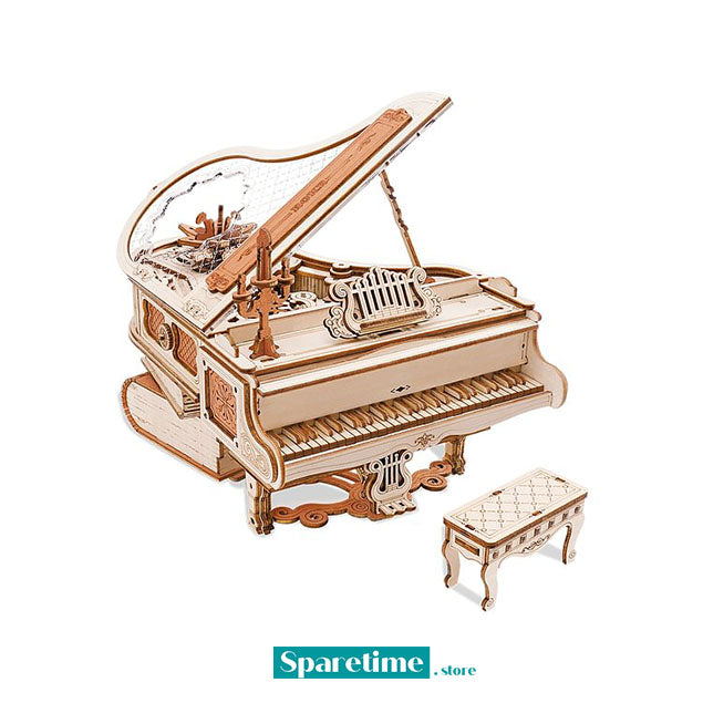 ROKR Magic Piano Mechanical Music Box 3D Wooden Puzzle