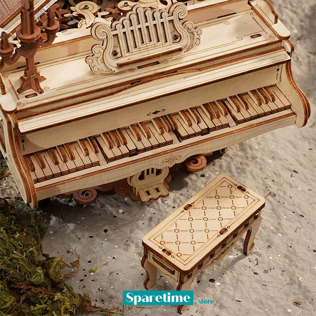 ROKR Magic Piano Mechanical Music Box 3D Wooden Puzzle