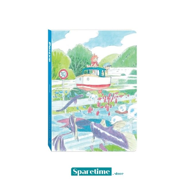 Studio Ghibli Ponyo Painted Journal