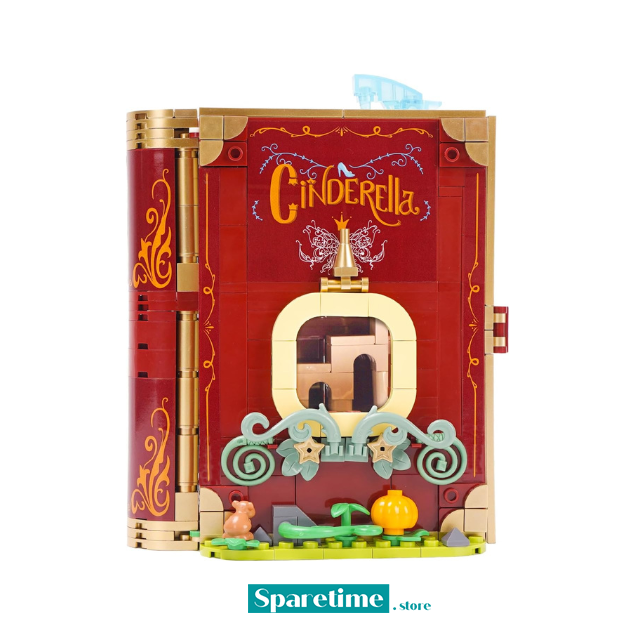 Wekki Cinderella Fairy Tale Book Building Blocks