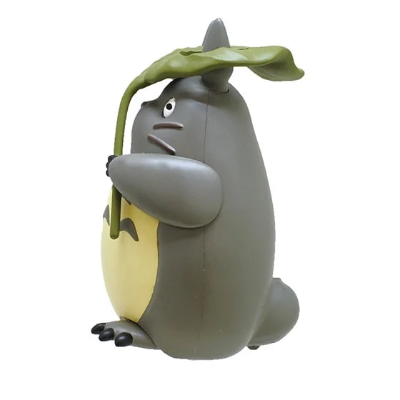 Pull Back Collection Gray Totoro with Leaf "My Neighbor Totoro"