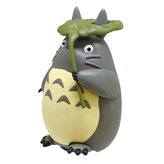 Pull Back Collection Gray Totoro with Leaf "My Neighbor Totoro"