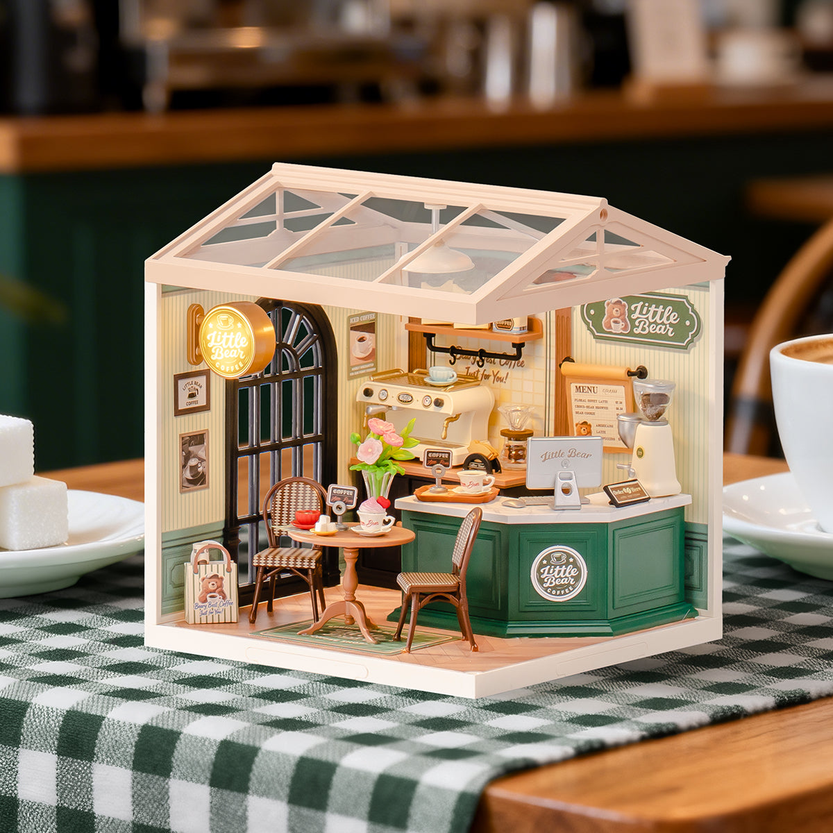 Rolife Perfect Romance Café DIY Miniature House DW028 DIY Miniature House