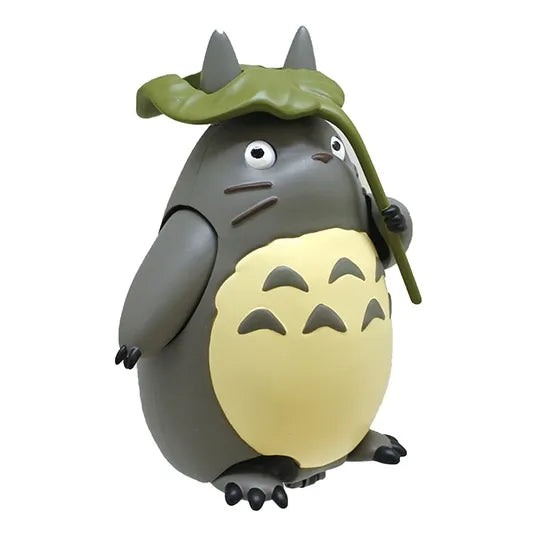 Pull Back Collection Gray Totoro with Leaf "My Neighbor Totoro"