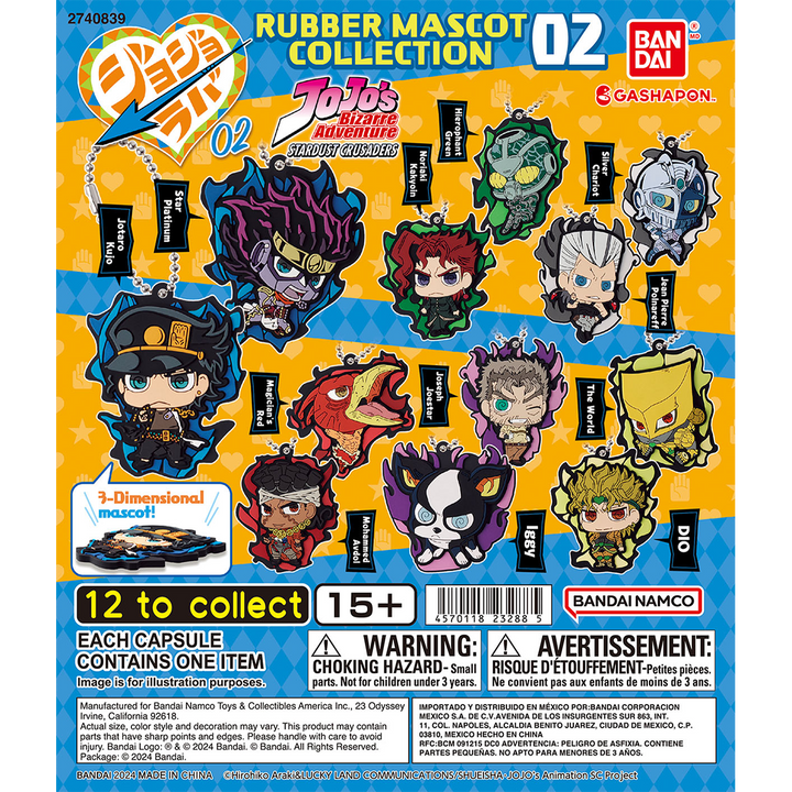 JOJO’S BIZARRE ADVENTURE RUBBER MASCOT COLLECTION 02