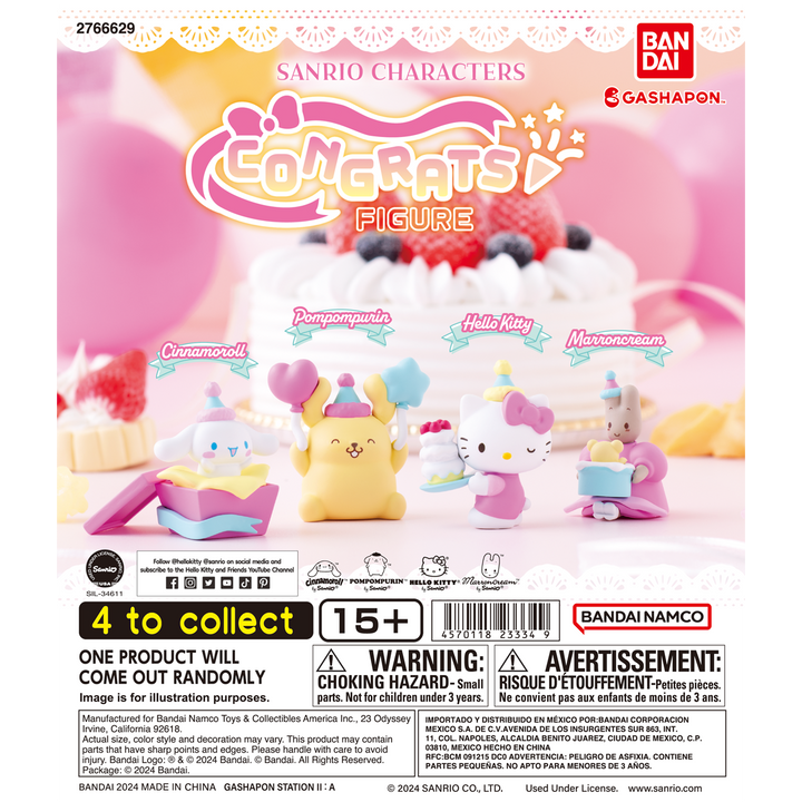 SANRIO CHARACTERS CONGRATS FIGURE