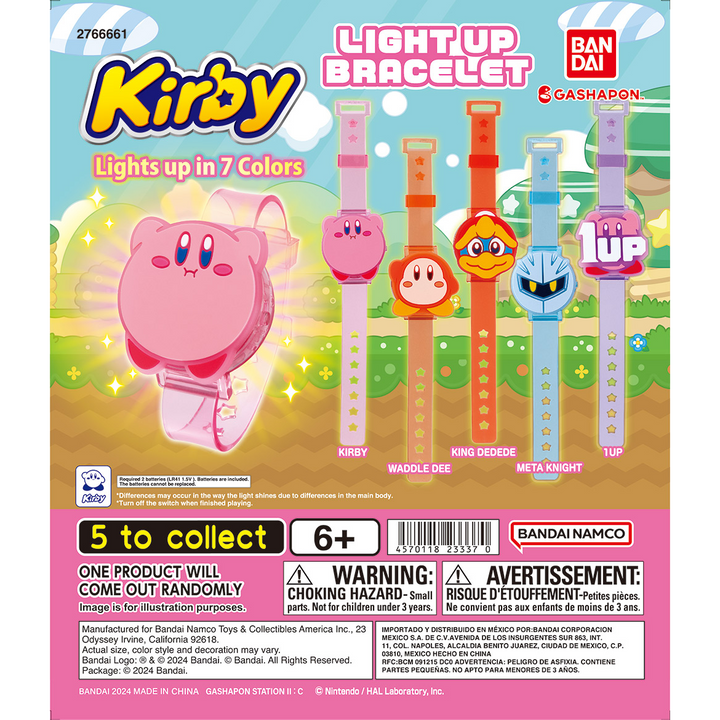 KIRBY LIGHT UP BRACELET