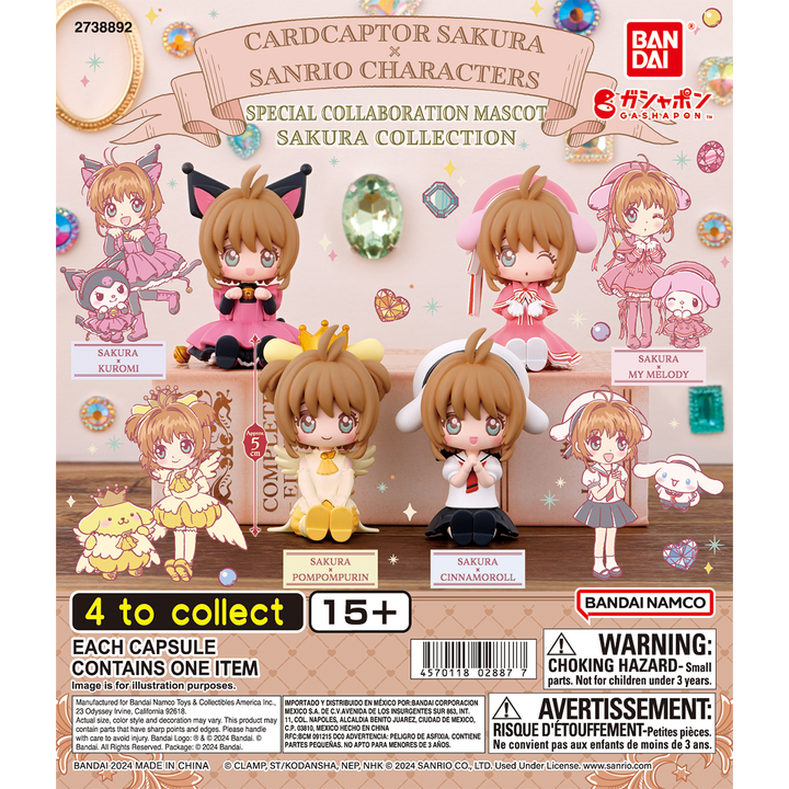 CARD CAPTOR SAKURA x SANRIO CHARACTERS SPECIAL COLLABORATION MASCOT SAKURA COLLECTION