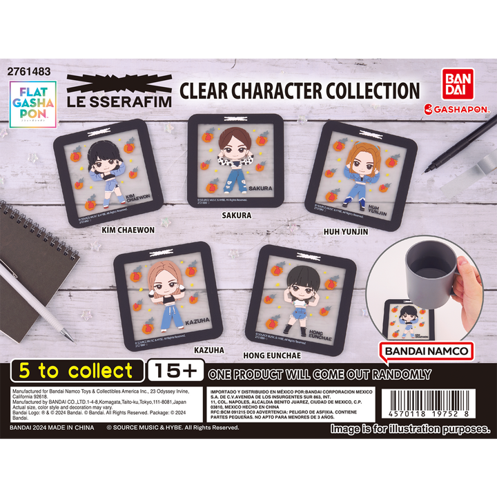 LE SSERAFIM CLEAR CHARACTER COLLECTION