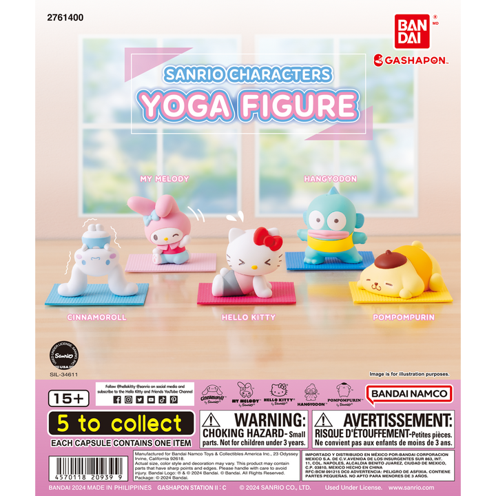 SANRIO CHARACTERS YOGA FIGURE