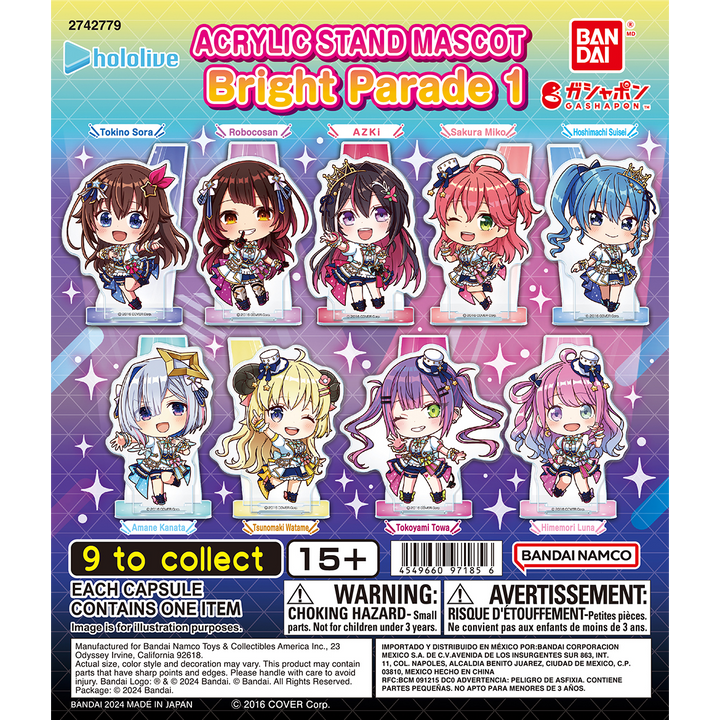 HOLOLIVE ACRYLIC STAND MASCOT BRIGHT PARADE 1