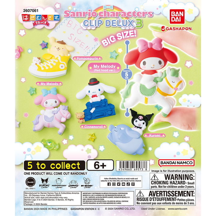 SANRIO CHARACTERS CLIP DELUX 3