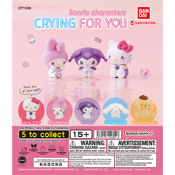 SANRIO CHARACTERS CRYING FOR YOU