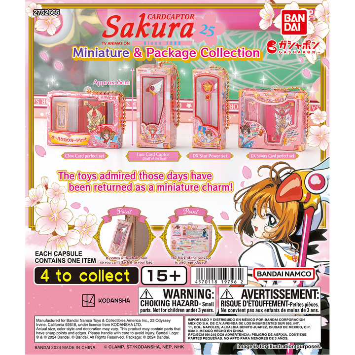 CARD CAPTOR SAKURA MINIATURE & PACKAGE COLLECTION