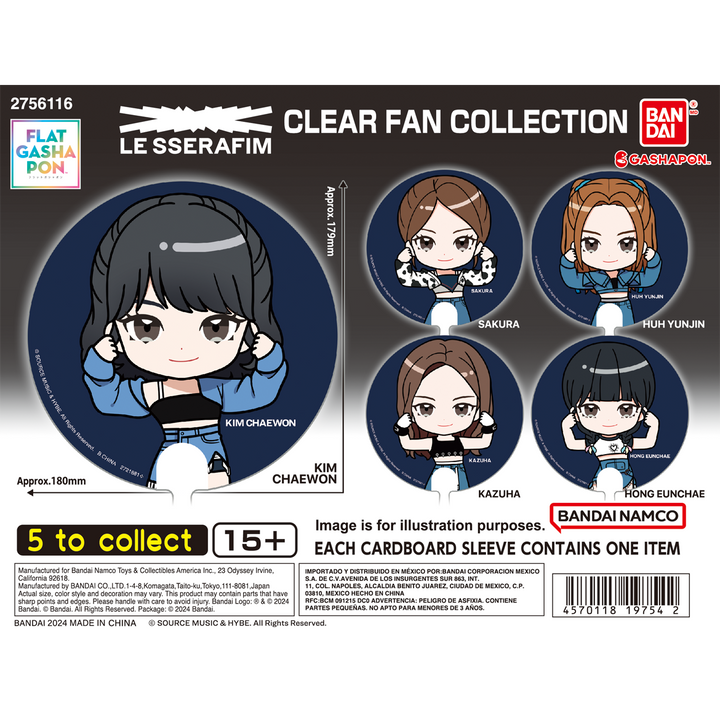 LE SSERAFIM CLEAR FAN COLLECTION