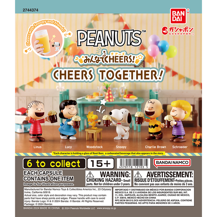 PEANUTS CHEERS TOGETHER!