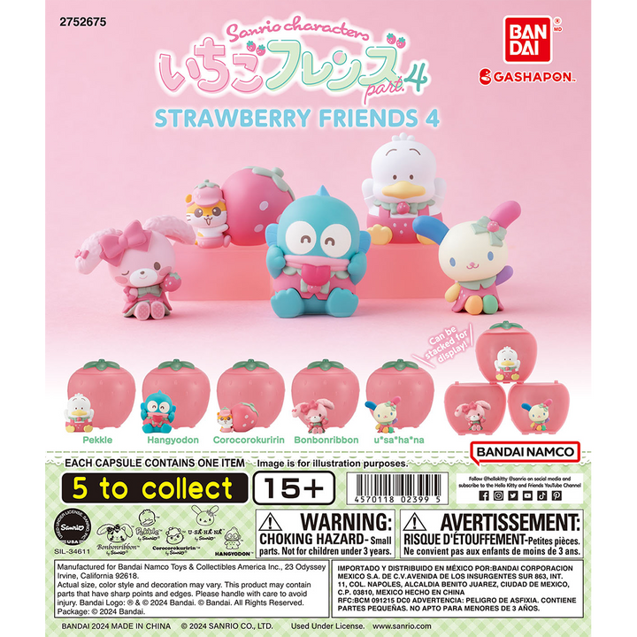 SANRIO CHARACTERS STRAWBERRY FRIENDS 4