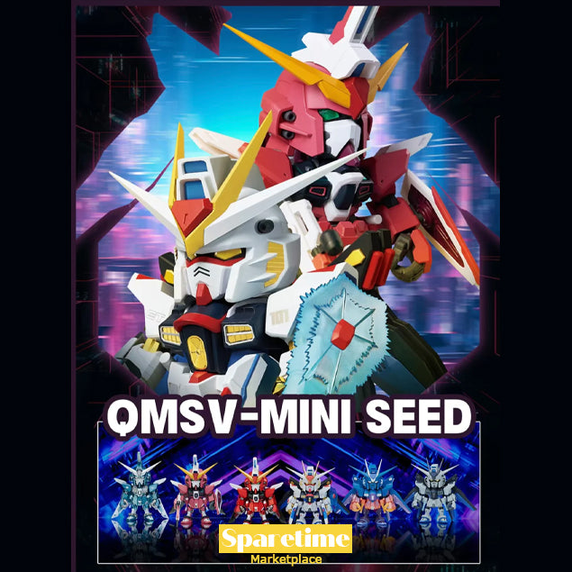Mobile Suit Gundam - Mini Strike Freedom Gundam & Infinite Justice Gundam QMSV Figure Blind Box