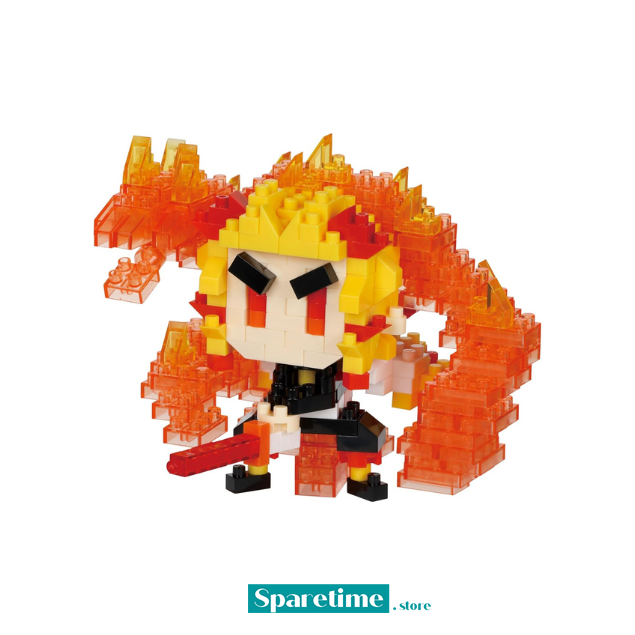 Kyojuro Rengoku (NBCC_168) "Demon Slayer", Nanoblock Character Collection Series