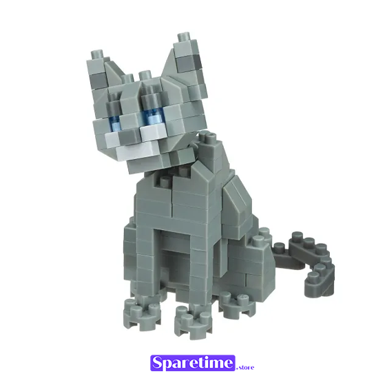 Russian Blue "Cat Breed", Nanoblock Collection Series