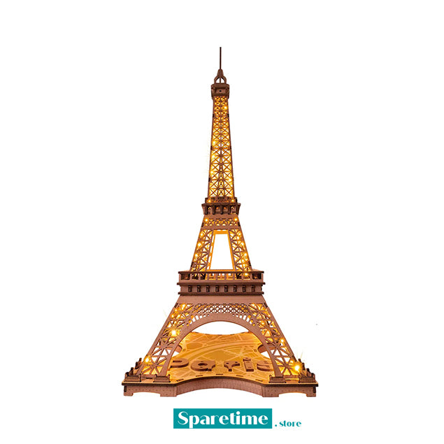 Rolife Night of the Eiffel Tower 3D Wooden Puzzle TGL01