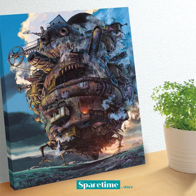 Howl's Moving Castle Artboard Jigsaw Puzzle (ATB-26) "Howl's Moving Castle ", Ensky Artboard Jigsaw (Canvas Style)