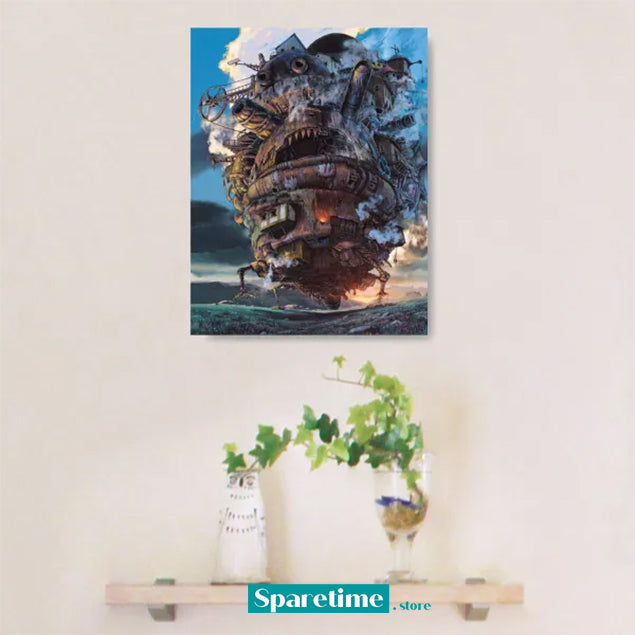 Howl's Moving Castle Artboard Jigsaw Puzzle (ATB-26) "Howl's Moving Castle ", Ensky Artboard Jigsaw (Canvas Style)