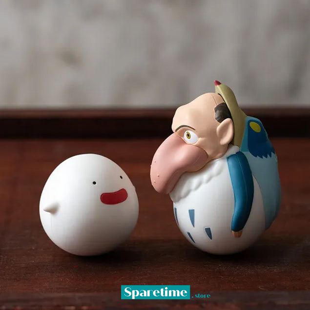 Tilting Figure Collection The Gray Heron and Warawara "The Boy and The Heron"