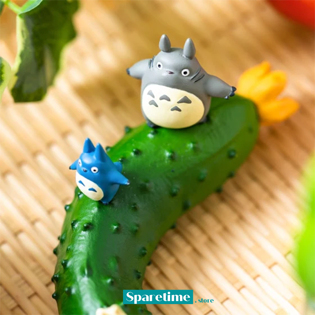 Totoro and Vegetable single vase - Cucumber "My Neighbor Totoro", Benelic