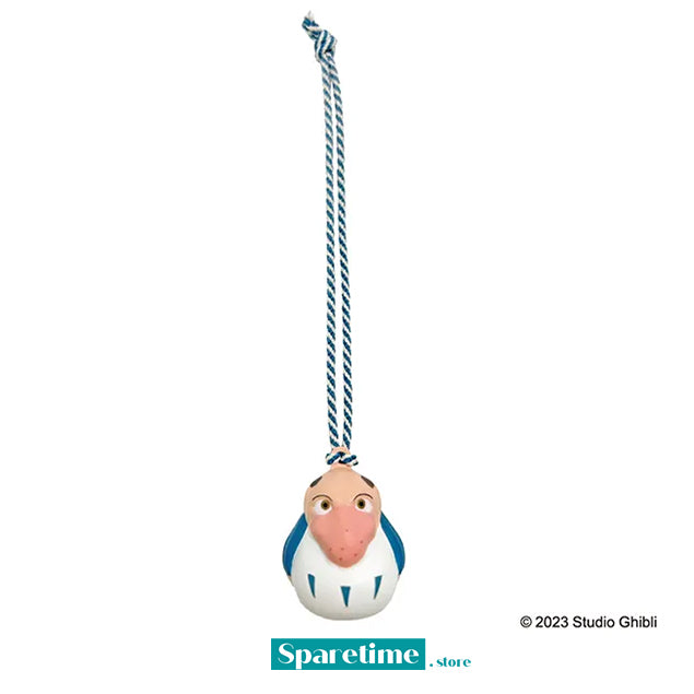 Gray Heron Bell Keychain "The Boy and The Heron", Ensky