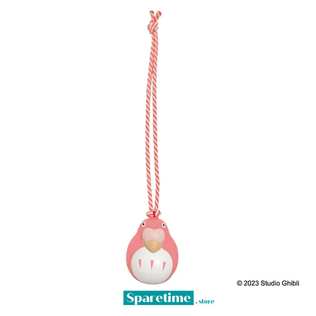 Parakeet Red Bell Keychain "The Boy and The Heron", Ensky