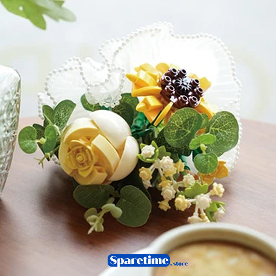 Wekki Flower Bundle Series Building Sunflower Blocks