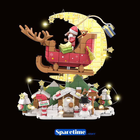 Wekki Santa's Sleigh Christmas