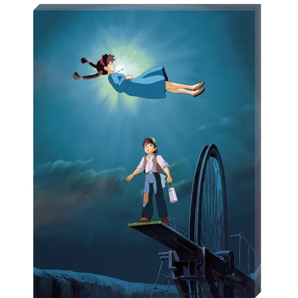 The Girl Who Fell From The Sky "Castle in the Sky", Ensky Artboard Jigsaw (Canvas Style)