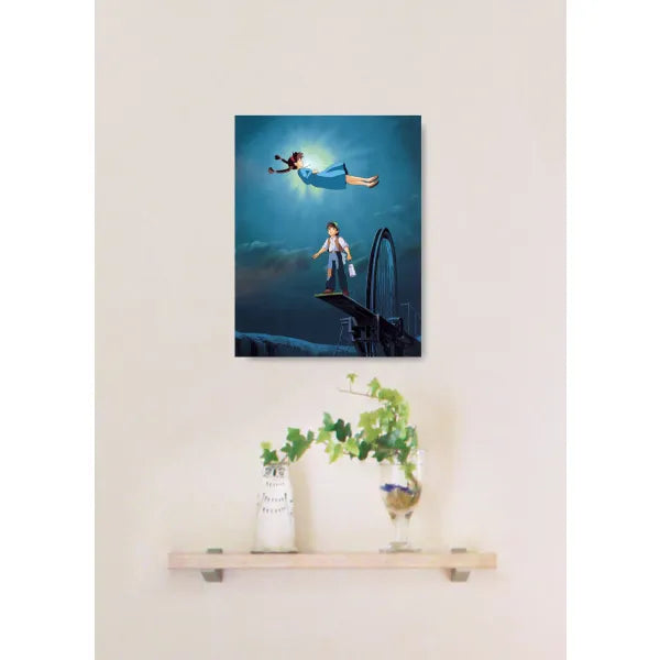 The Girl Who Fell From The Sky "Castle in the Sky", Ensky Artboard Jigsaw (Canvas Style)