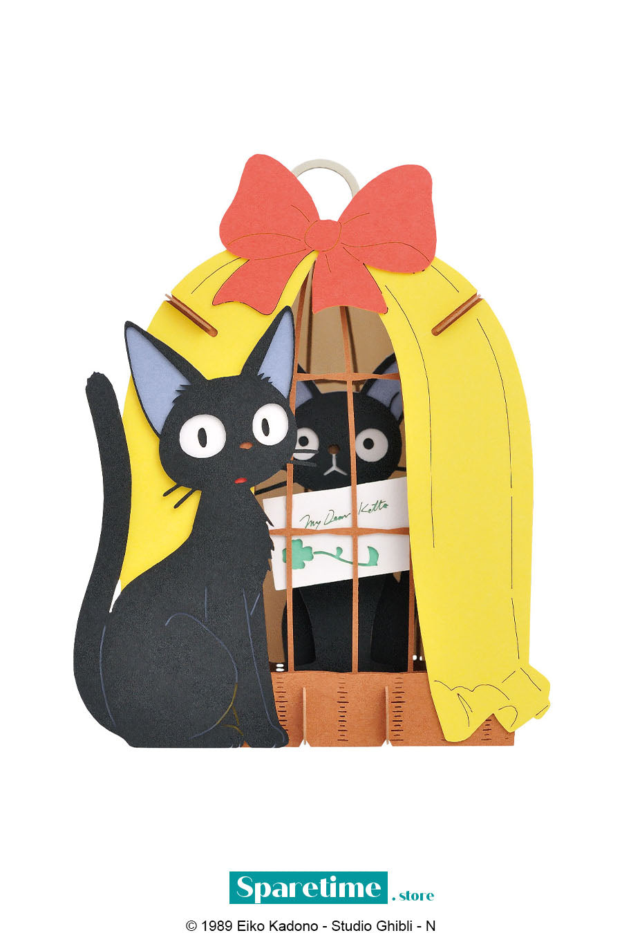 JIJI in Cage "Kiki's Delivery Service", Ensky Paper Theater PT-085