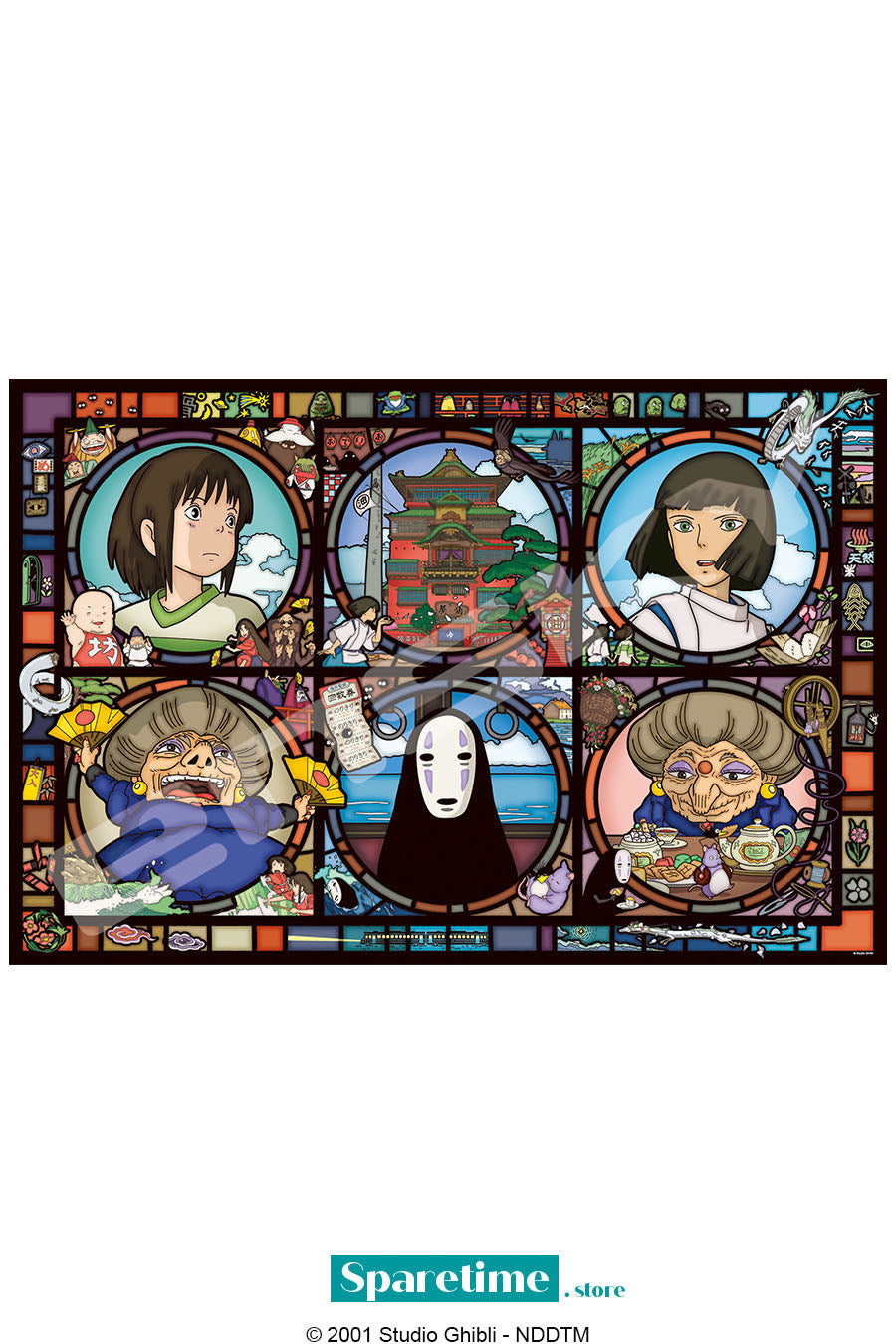News from a Mysterious Town Spirited Away Artcrystal Puzzle "Spirited Away", Ensky Puzzle 1000-AC016