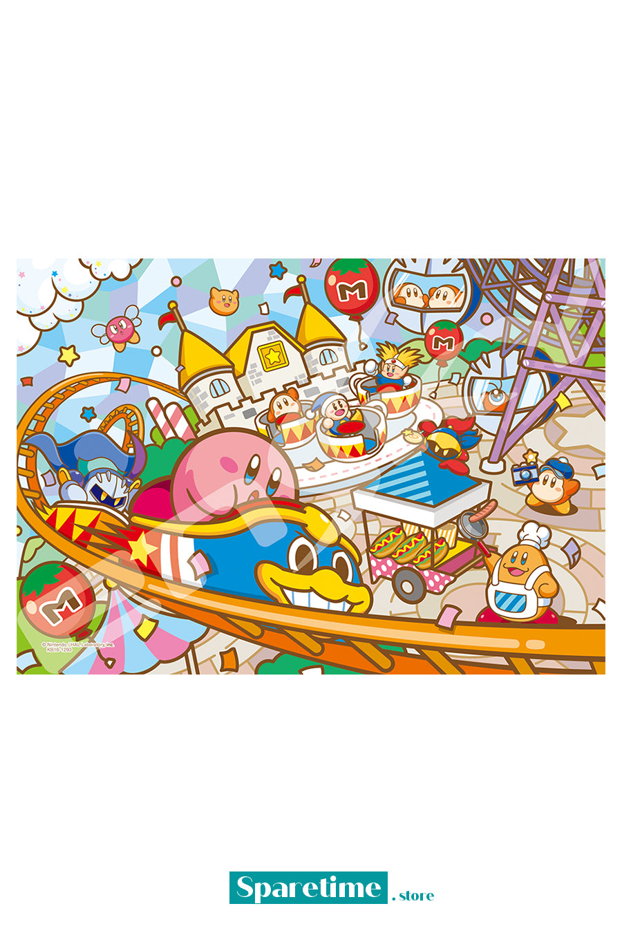 Kirby PuPuPu Park, Open! Artcrystal Jigsaw Puzzle (208-AC39) "Kirby", Ensky Artcrystal Puzzle