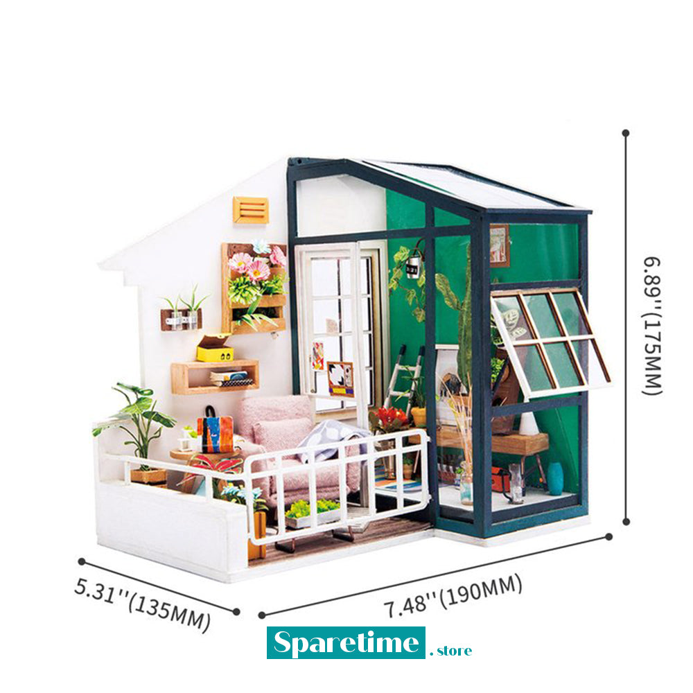 Balcony Daydreaming Miniature Dollhouse Kit DGM05