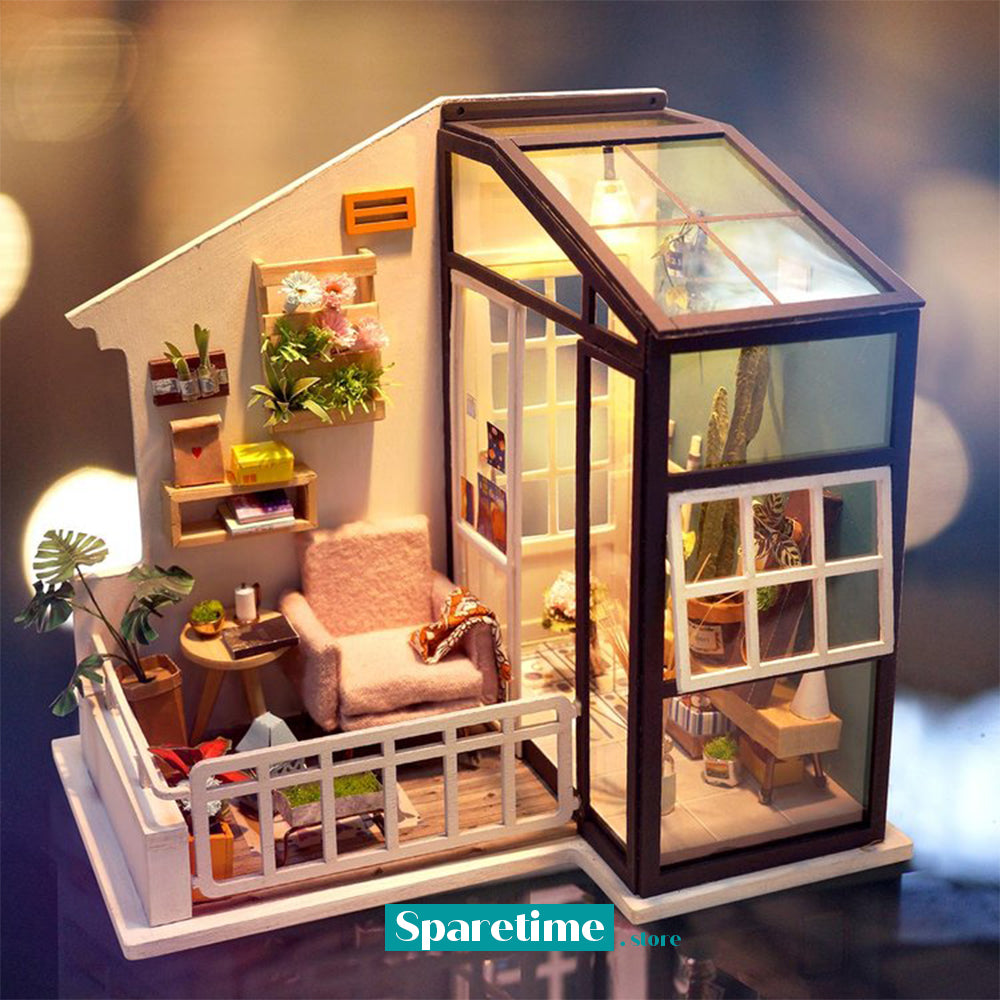 Rolife Sakura Densya 3D Wooden DIY Miniature House Book Nook TGB01 (Ba –  Sparetime