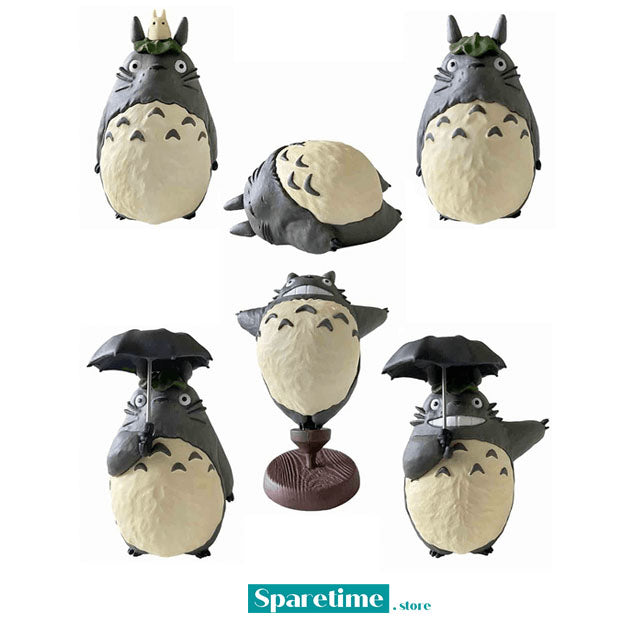 Totoro Nosechara Leaf & Mushroom Stacking Figure
