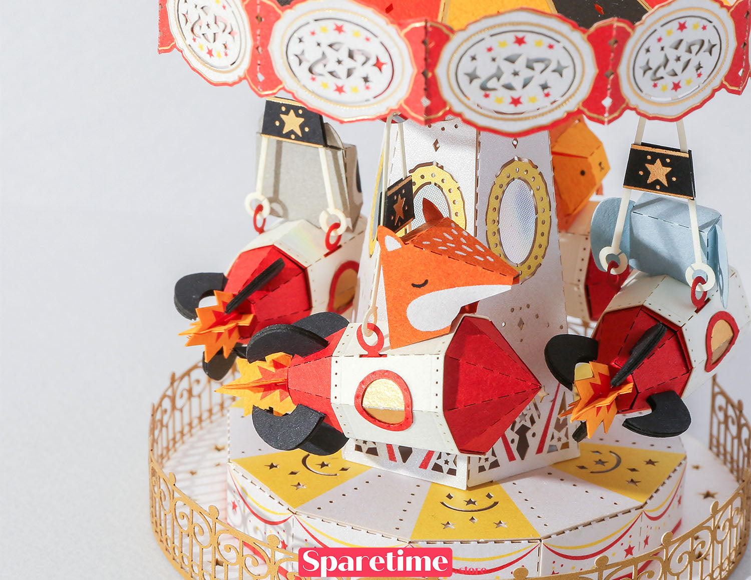 Good Times landscape / Wave Swinger 3d paper puzzle diy