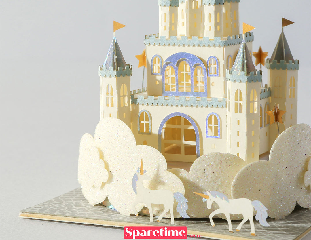 Good Times landscape / Castle 3d paper craft diy