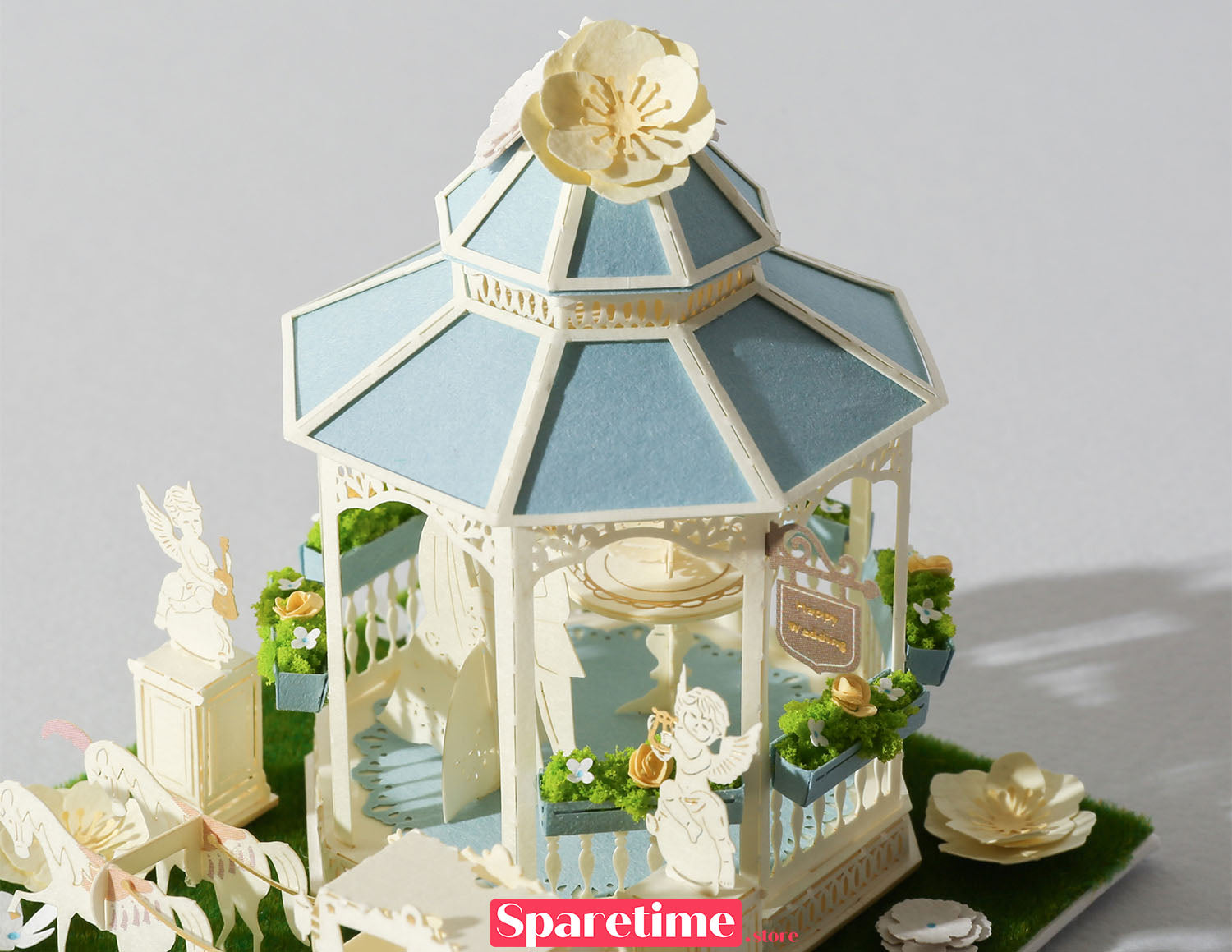 Good Times landscape / Wedding in Pavilion 3d paper puzzle diy