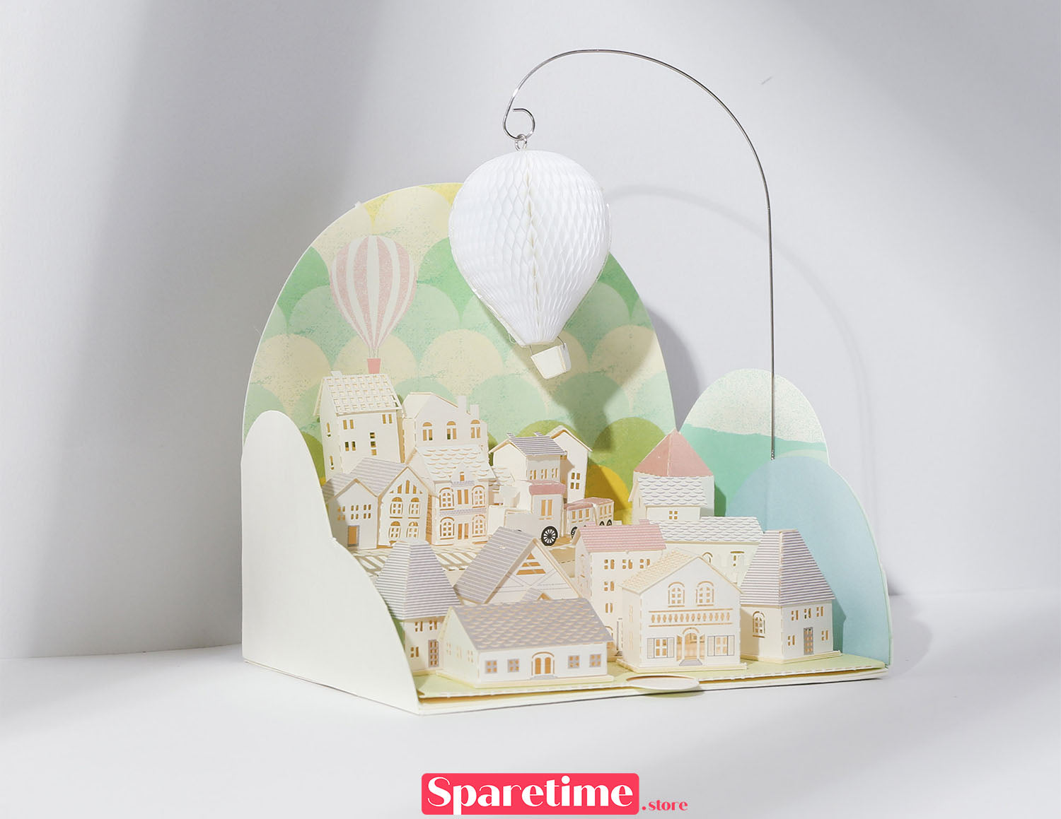 Memorial Day Landscapes / Balloon Trip 3d paper craft puzzle diy