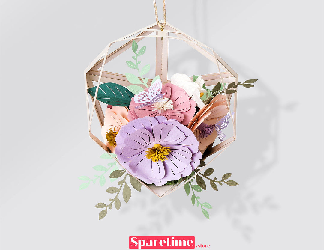 Paper Ornament DIY Kit flowers bundle