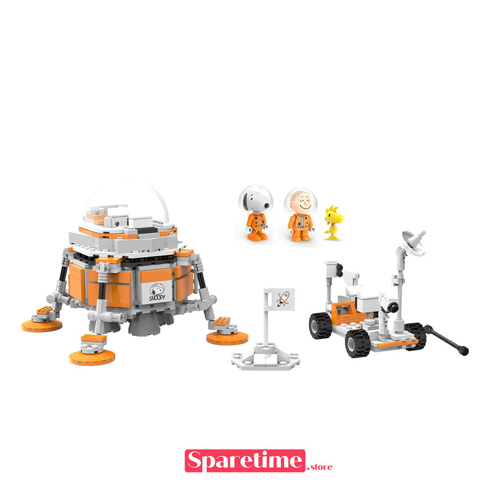 Peanuts Snoopy Space Lunar Module Bricks